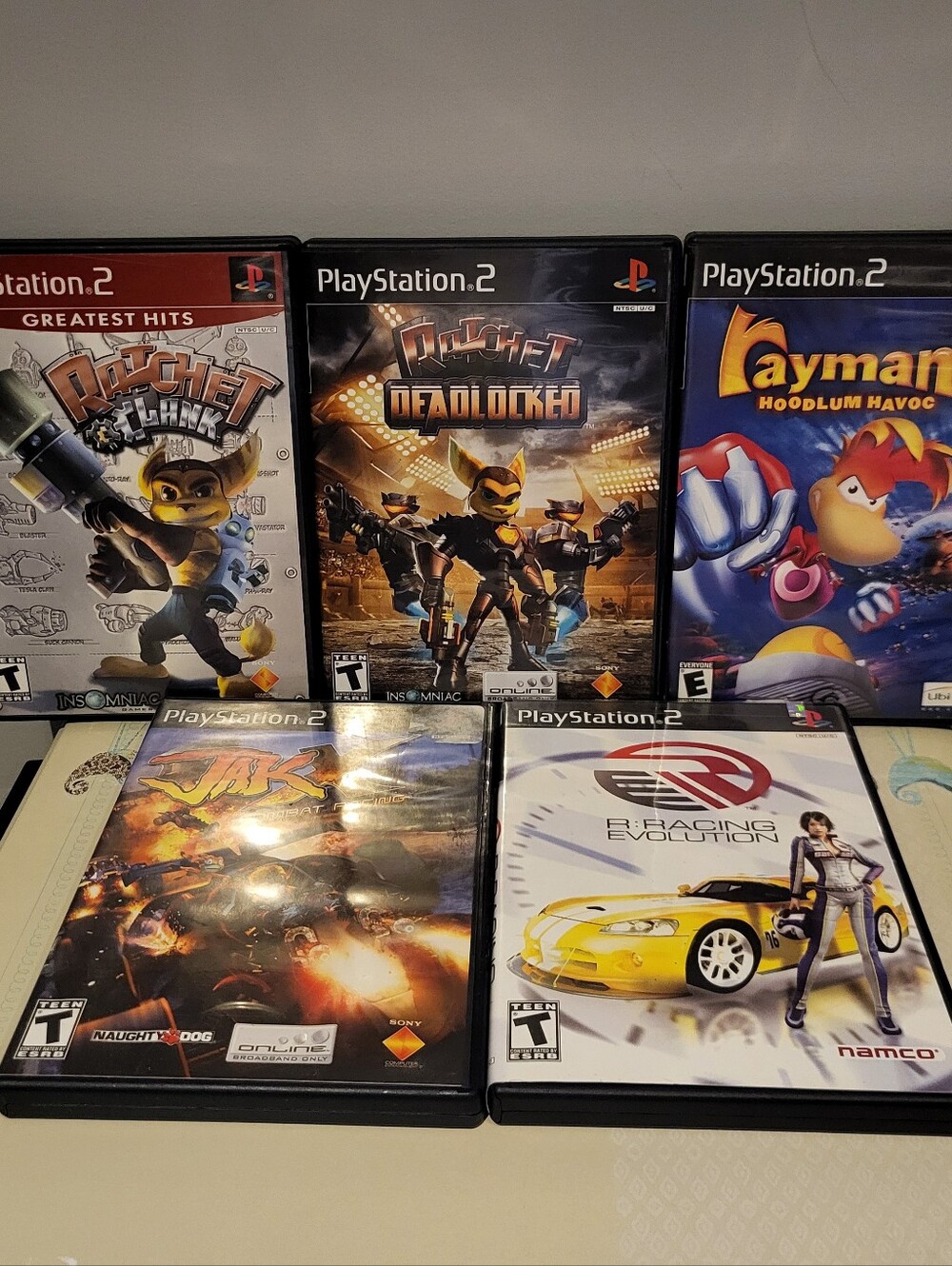 Lot Of 5 Playstation 2 Games (PS2)
